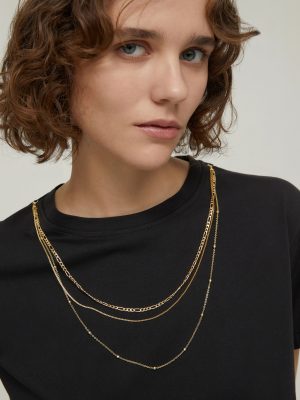 Jewel-Detail T-Shirt - Black