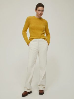 Coated Jersey Trousers - Tobacco