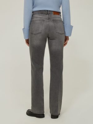 Wide Cady Trousers - Navy