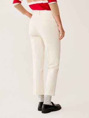 Wide-Fit Jersey Trousers - Camel