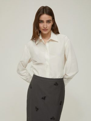 Taffeta Shirt - Ivory