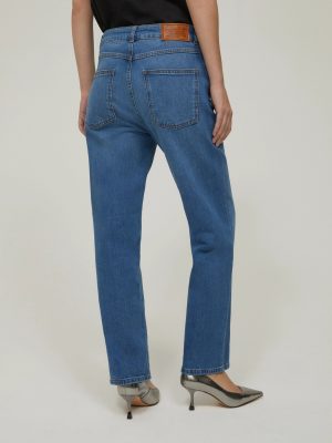 Midnight Azure Slim Flare Jeans
