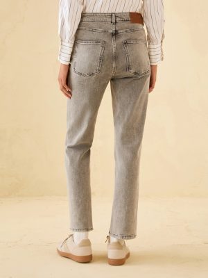 Slate Grey Tapered Architectural Jeans