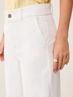 Azure Bull Denim Straight-Loose Jeans