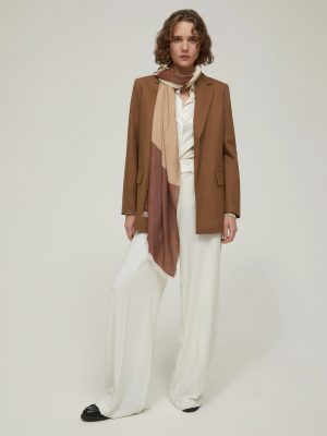 Midnight Navy Cady Flare Trousers