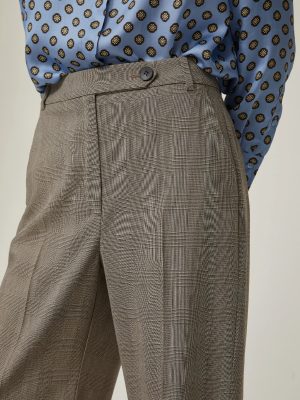 Midnight Navy Corduroy Relaxed Trousers