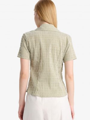 Desert Sand Fitted Textured Shirt