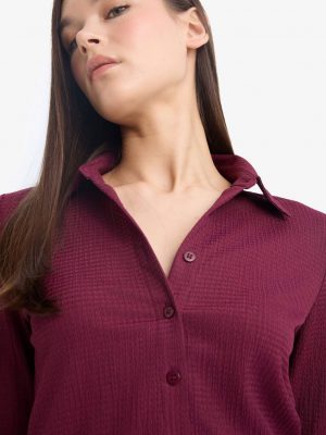 Bordeaux Royale Slim-Fit Poplin Shirt