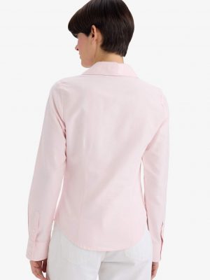 Blush Petal Fitted Oxford Shirt