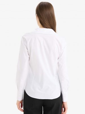 Pristine Ivory Bengaline Basic Shirt