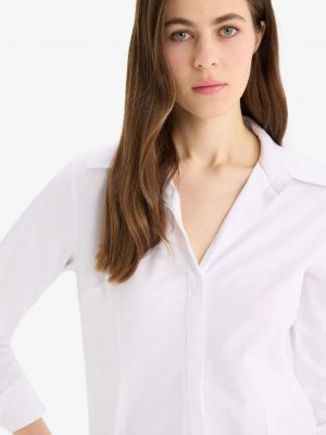 Pristine Ivory Bengaline Basic Shirt