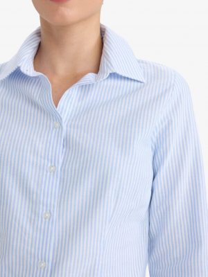 Azure Horizon Fitted Oxford Shirt