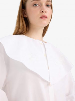 Ecru Sands Relaxed Poplin Tunic
