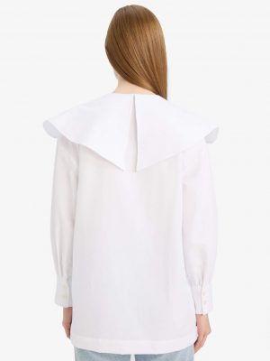 Ecru Sands Relaxed Poplin Tunic