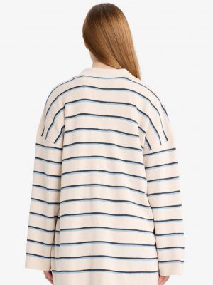 Pristine Ivory Knitwear Polo Tunic