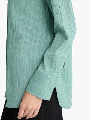 Azure Turquoise Relaxed Artisanal Tunic