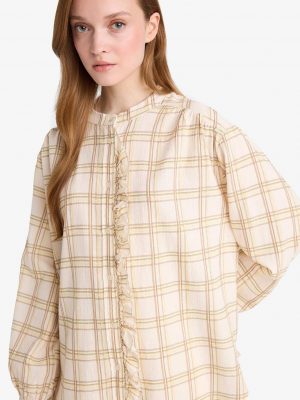Citron Radiance Plaid Relaxed Tunic