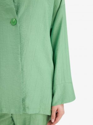 Emerald Crinkle Architectural Tunic