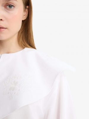 Pristine Ivory Relaxed Poplin Tunic